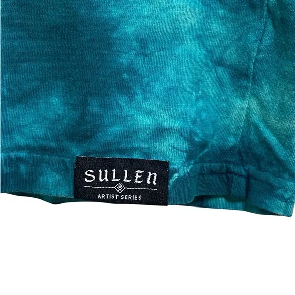 Sullen Art Collective Turquoise Tie Dye Graphic Tee - Picture 3 of 7